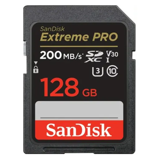 Sandisk 128GB Extreme PRO UHS-I SDXC Memory Card