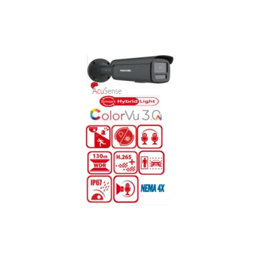 Hikvision DS-2CD2T47G3-LIY (BLACK) — 4MP Bullet IP CCTV Camera
