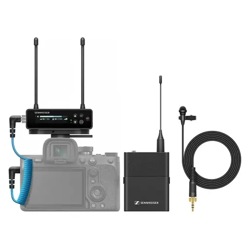Sennheiser EW-DP ME 2 SET Camera-Mount Digital Wireless Omni Lavalier Mic System (R4-9 552 to 607 MHz)