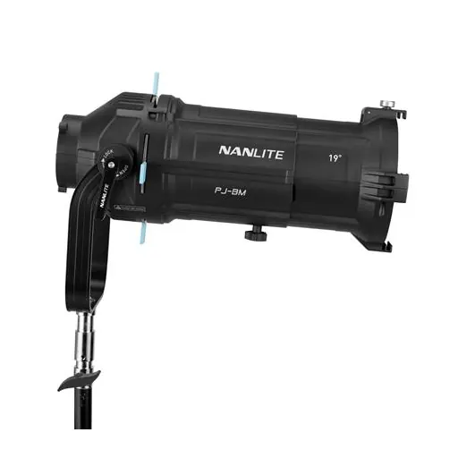 Nanlite PJ-BM Bowens Mount Projection Attachment with 19 Degree Lens