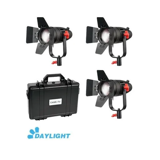 Came-Tv Boltzen 30w Fresnel Fanless Focusable LED Daylight 3pcs Kit