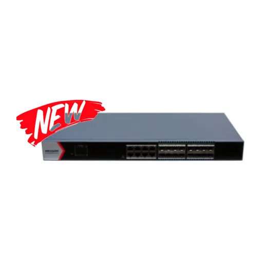 Hikvision DS-3E1524-SI-16F8T — 8 GE, 16 GE SFP L2, Smart Managed, 8 Gigabit ports, 16 Gigabit SFP ports, HPP Cloud managed, VLAN, STP/RSTP/ERPS loop pr
