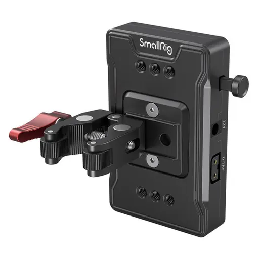 Smallrig V-Mount Battery Adapter Plate with Super Clamp Mount