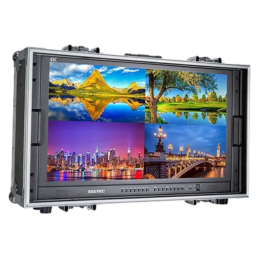 Seetec 4K280-9HSD-CO 28-inch 4K Quad-Split LCD Monitors,3840×2160 3G SDI 4K HDMI IPS Full HD 8 Bit for Professional Live Event Post Production Director Film Camera Field