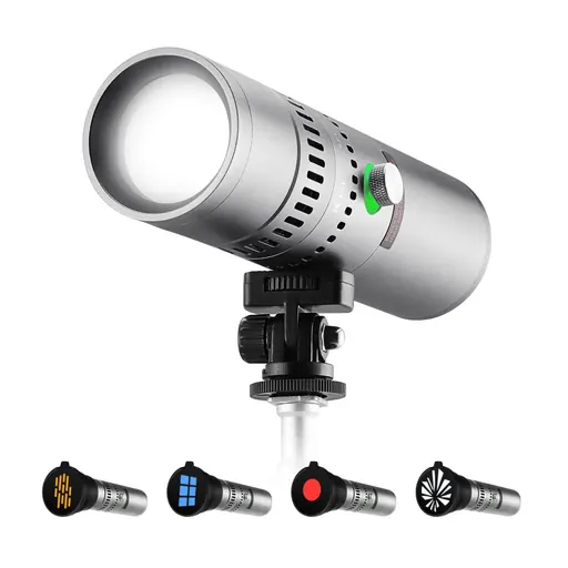 K&F Concept 25W Rechargeable RGB LED Light/Flashlight Studio Video Light for Photography