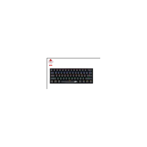 Redragon LAKSHMI (BLACK) RD (K606R) 61 KEYS 60% LAYOUT DESIGN — •60% Layout