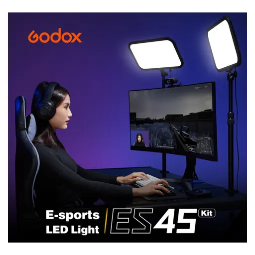 Godox E-sports Gaming LED Light ES45 Kit Softlight