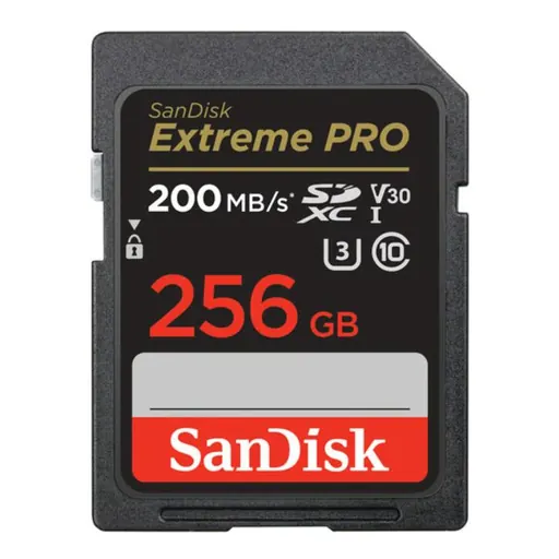 Sandisk 256GB Extreme PRO UHS-I SDXC Memory Card