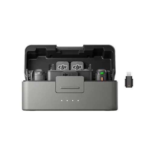 DJI Mic 3 2-Person Compact Wireless Microphone System/Recorder for Camera & Smartphone (2TX, 1RX and Charging Case)