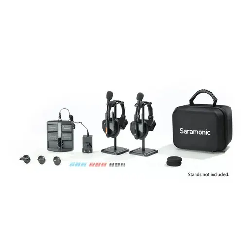 Saramonic WiTalk9-2S 2-Person Full-Duplex Wireless Intercom System with Single-Ear Headsets (1.9 GHz)