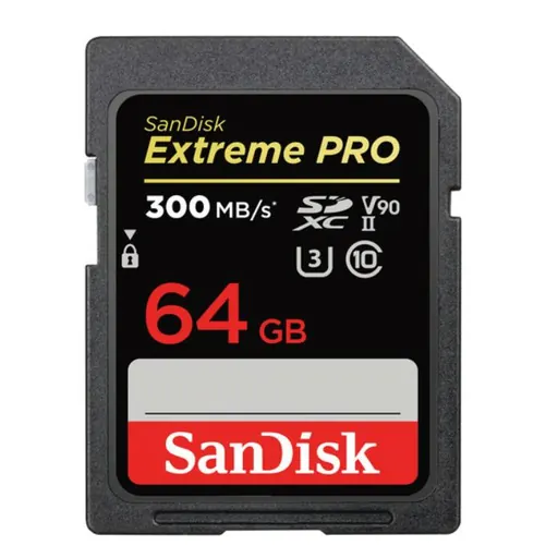 Sandisk 64GB Extreme PRO UHS-II SDXC Memory Card