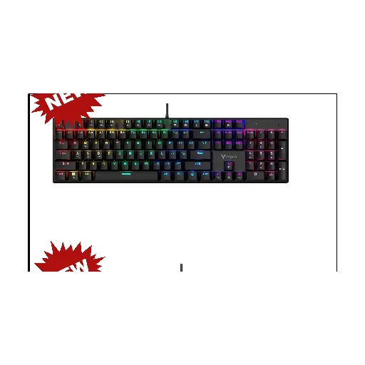 Rapoo GK500 One-year warranty — Backlit Mechanical Gaming Keyboard