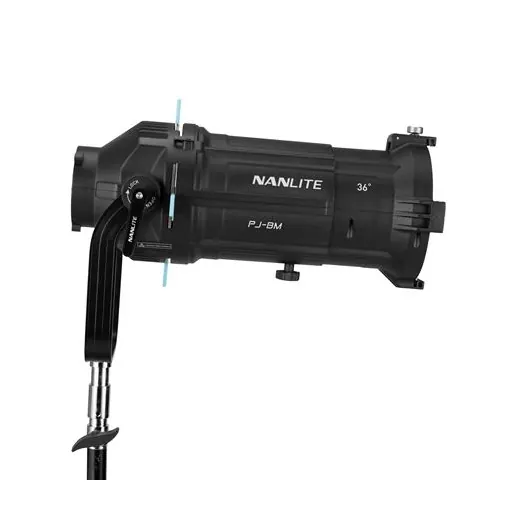 Nanlite PJ-BM Bowens Mount Projection Attachment with 36 Degree Lens