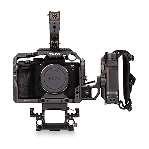 Tilta Tiltaing Camera Cage Kit E Compatible with Sony a7S III Camera | a7S III Pro Kit with Handles, NATO Rail | TA-T18-E-G (Tilta Gray)