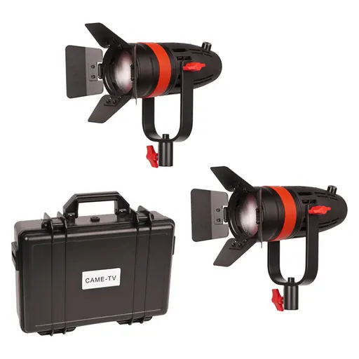 Came-Tv Boltzen 55w Fresnel Focusable LED Daylight 2pcs Kit