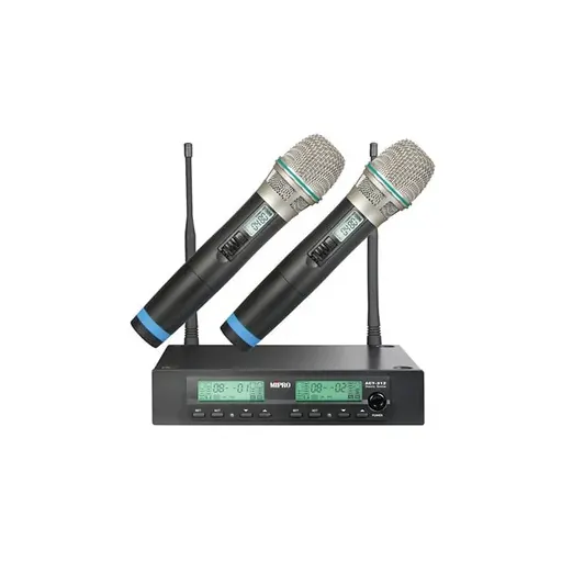 Mipro ACT312/ACT-32H Dual-Channel Diversity Receiver with Dual Handheld Microphone Set