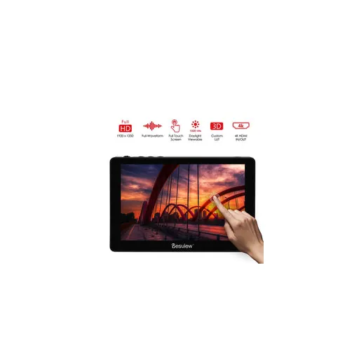 Desview R7P Camera Field Monitor Touch Screen 7" 4K HDMI 1000nit 1920 * 1200 HDR 3D-LUT/Waveform/Vector Scope for DSLR Camera Camcorder