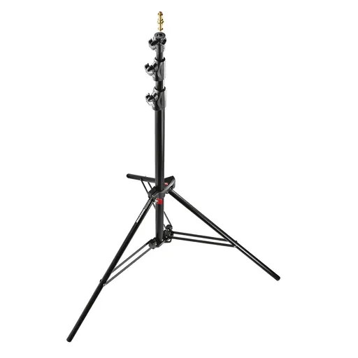 Manfrotto 1005BAC Black Alu Ranker Stand Air Cushioned 9' 3 Sections, 2 Risers